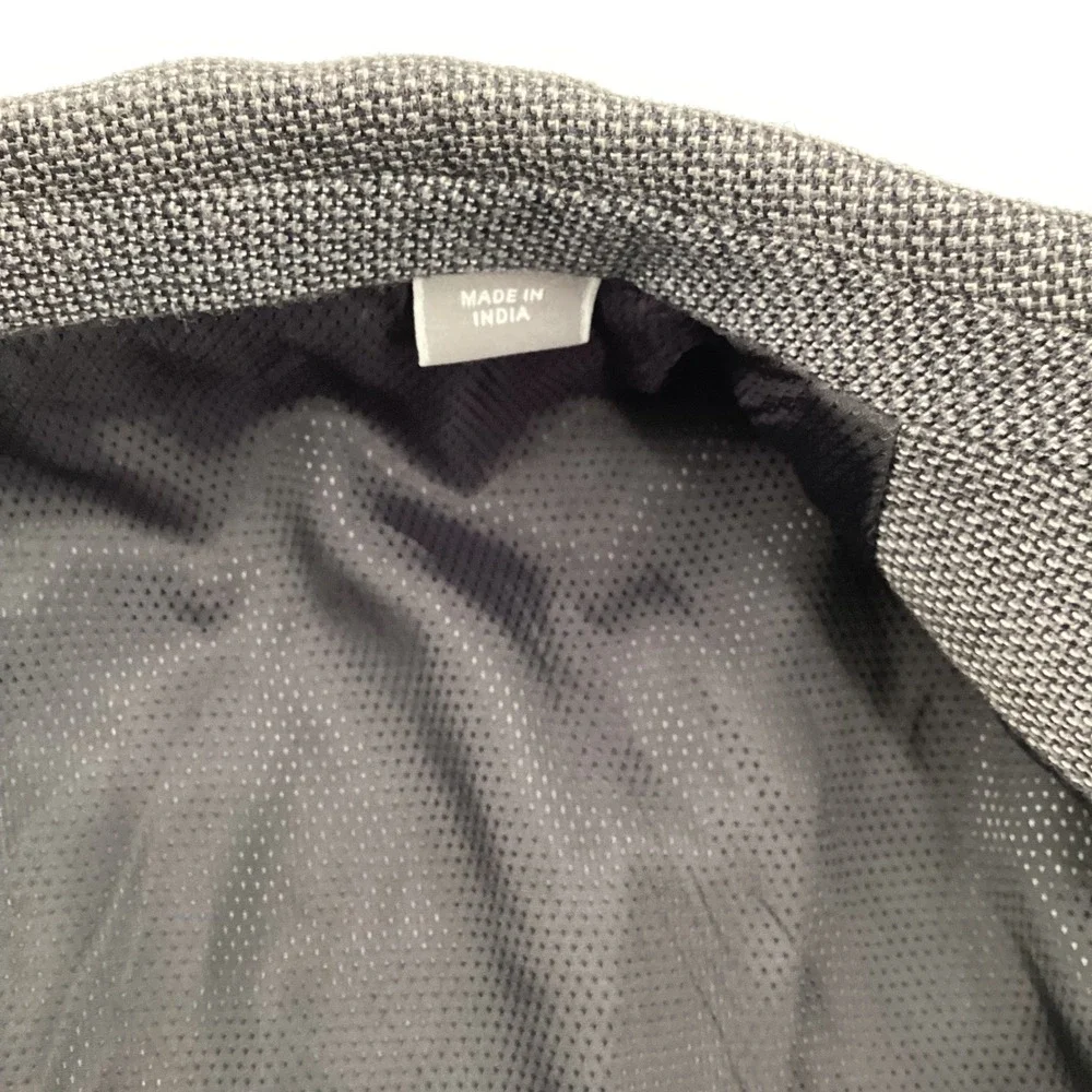 Michael Kors Mens Grey Textured Two Button Blazer Sport Coat 48L Macys Store‎